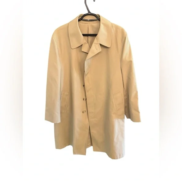 Men's Vintage  London Fog Mainstay Trench Coat - Picture 2 of 12